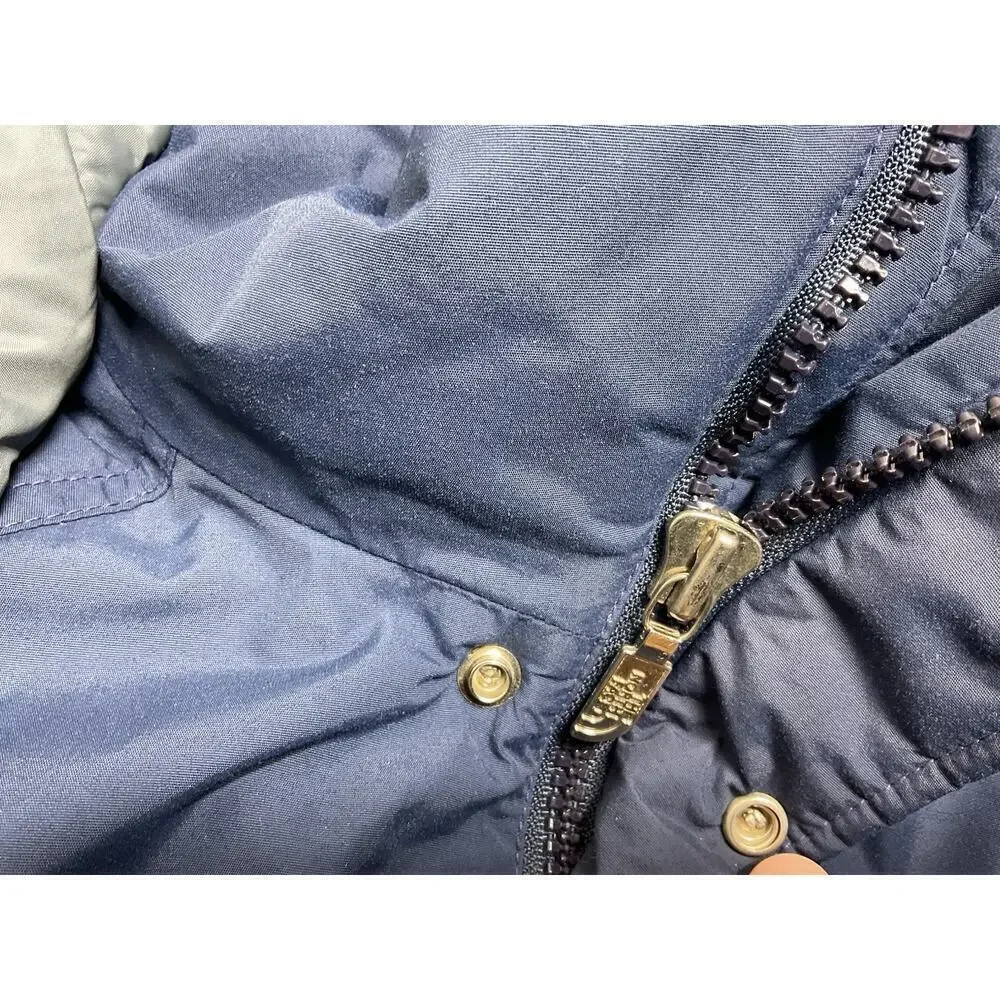 VTG The North Face GORE-TEX Mountain Parka Jacket Mens XL Blue Made in USA